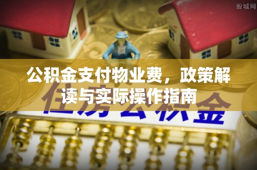 士林公积金支付物业费，政策解读与实际操作指南