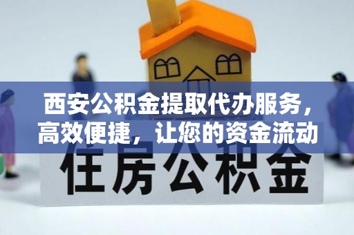 士林西安公积金提取代办服务，高效便捷，让您的资金流动更灵活