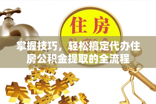 士林掌握技巧，轻松搞定代办住房公积金提取的全流程