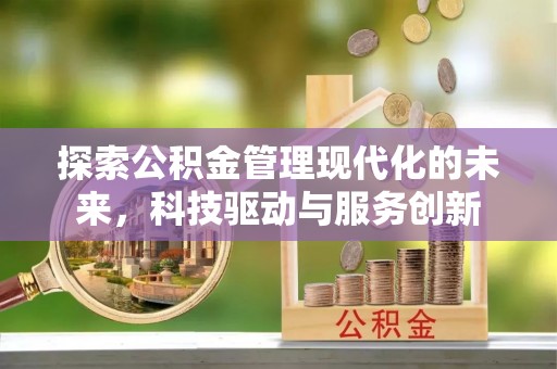 士林探索公积金管理现代化的未来，科技驱动与服务创新