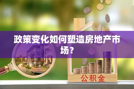 士林政策变化如何塑造房地产市场？