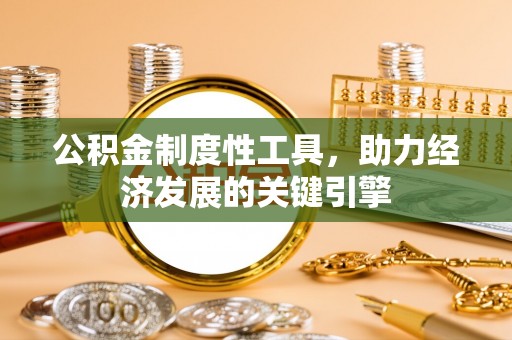 士林公积金制度性工具，助力经济发展的关键引擎