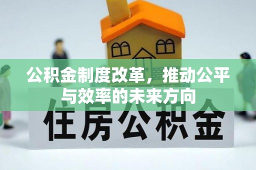 士林公积金制度改革，推动公平与效率的未来方向