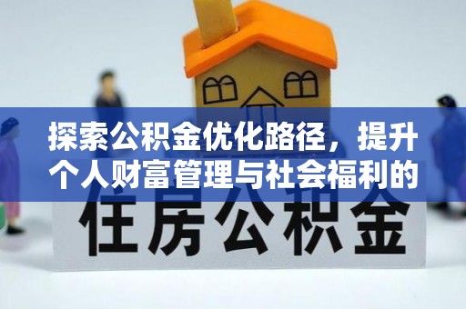 士林探索公积金优化路径，提升个人财富管理与社会福利的双赢之道