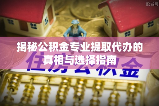 士林揭秘公积金专业提取代办的真相与选择指南