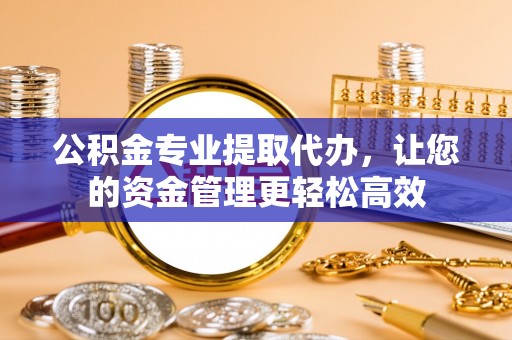 士林公积金专业提取代办，让您的资金管理更轻松高效