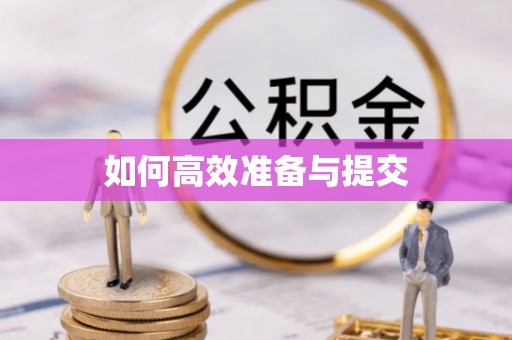 士林如何高效准备与提交