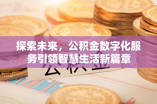 士林探索未来，公积金数字化服务引领智慧生活新篇章
