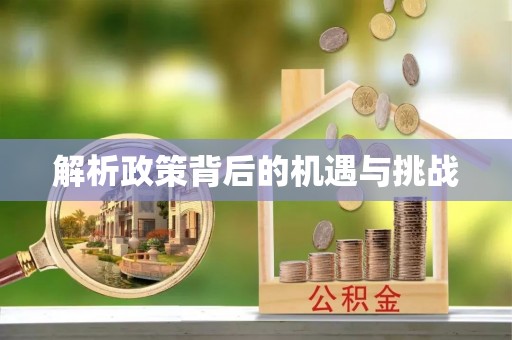 士林解析政策背后的机遇与挑战