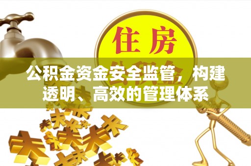 士林公积金资金安全监管，构建透明、高效的管理体系