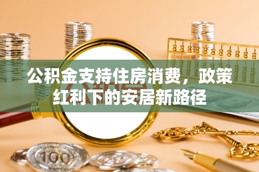 士林公积金支持住房消费，政策红利下的安居新路径