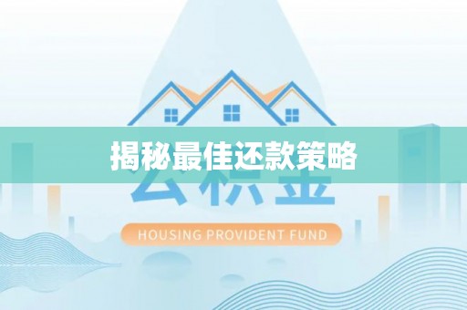 士林揭秘最佳还款策略